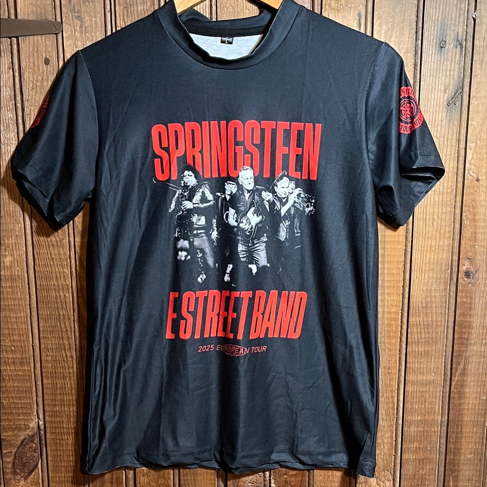 Bruce Springsteen and the E Street Band Black T-Shirt